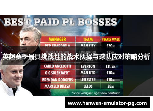 英超赛季最具挑战性的战术抉择与球队应对策略分析