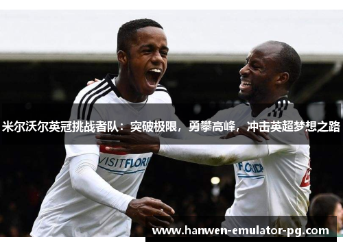 米尔沃尔英冠挑战者队：突破极限，勇攀高峰，冲击英超梦想之路